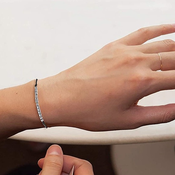 Handmade Fuck Off Morse Code Bracelet Hidden Gift - Picture 6 of 7